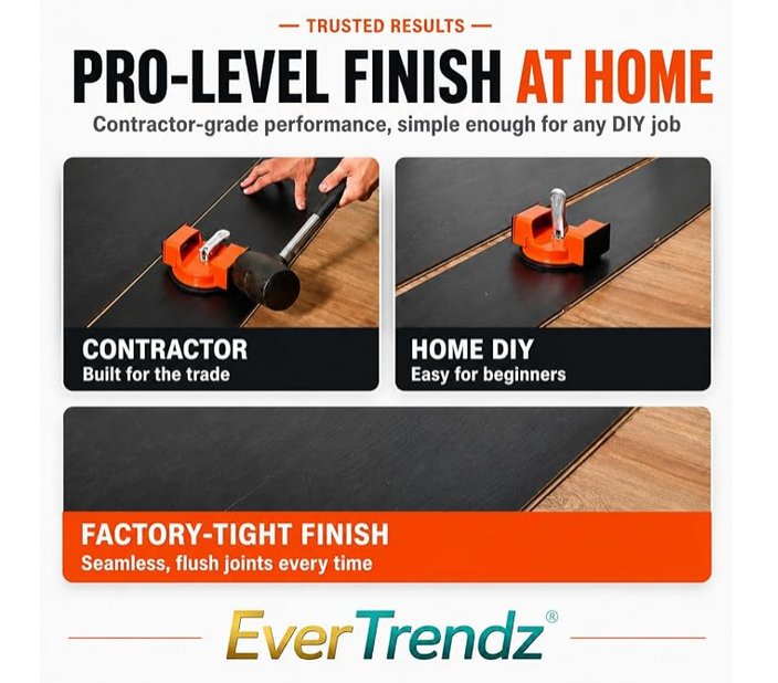 Floor Gap Fixer Tool, Heavy Duty Suction Cup Floor Closer