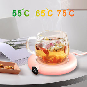 Cup Warmer Pad USB Charge Home Office 3 Temperatures Adjustable Heat Plate