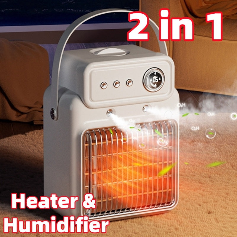 1200W 2 In 1 Efficient Room Heater Humidifying Table Heater