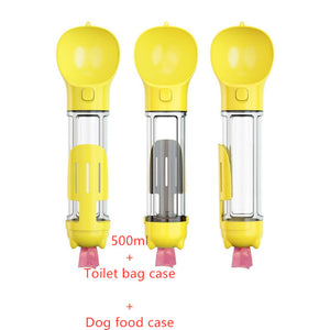 Pet Water Bottle Feeder Bowl Garbage Bag