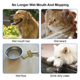 1.5L Cat Dog Water Bowl Carried Floating Bowl Anti-Overflow