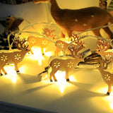 Christmas LED Light String Santa Claus Elk Snowman