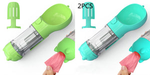 Pet Water Bottle Feeder Bowl Garbage Bag