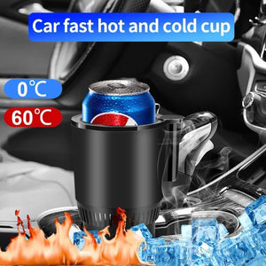 2 In1 Car Heating Cooling Cup 12V Smart Car Cup Holder