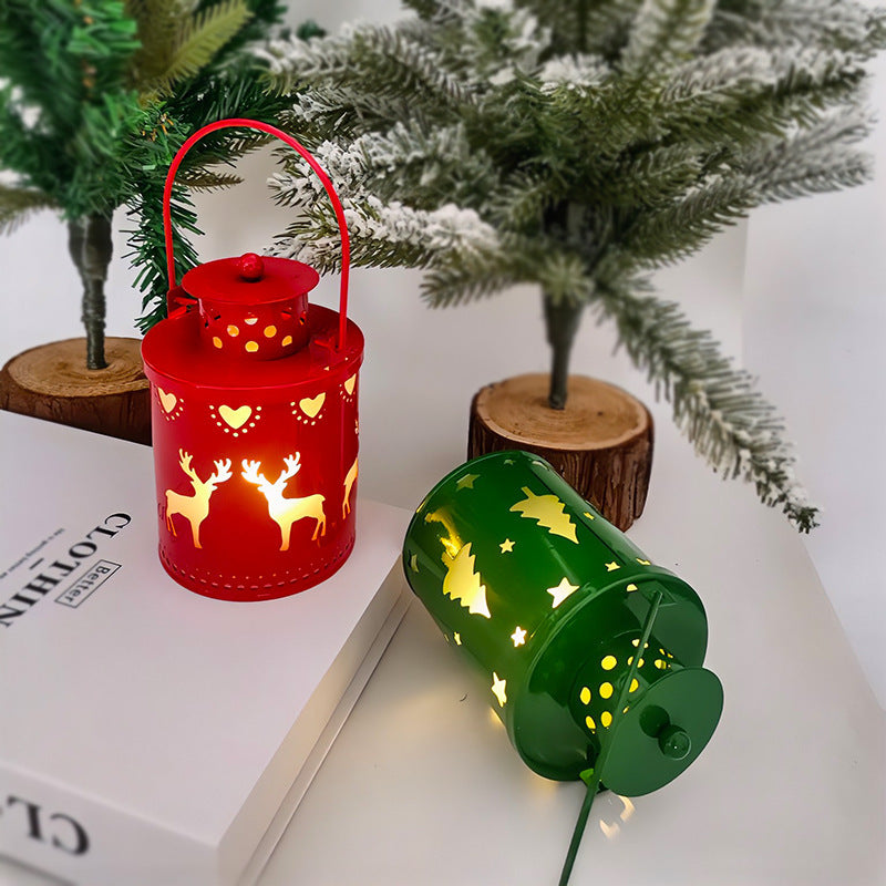 Christmas Candle Lights LED Small Lanterns Wind Lights