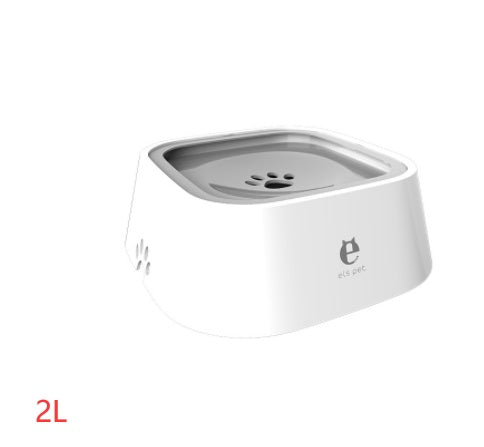 1.5L Cat Dog Water Bowl Carried Floating Bowl Anti-Overflow