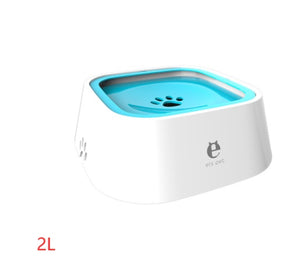 1.5L Cat Dog Water Bowl Carried Floating Bowl Anti-Overflow