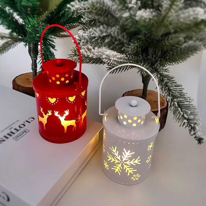 Christmas Candle Lights LED Small Lanterns Wind Lights